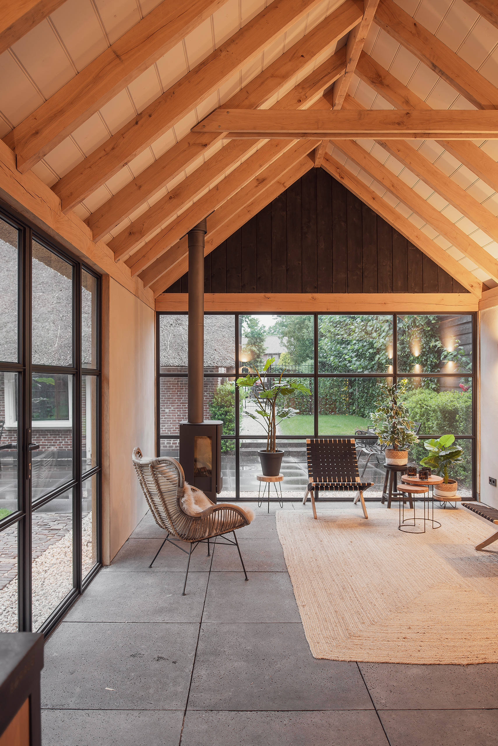 Tuinkamer buitenpracht Laren Rietgedekt