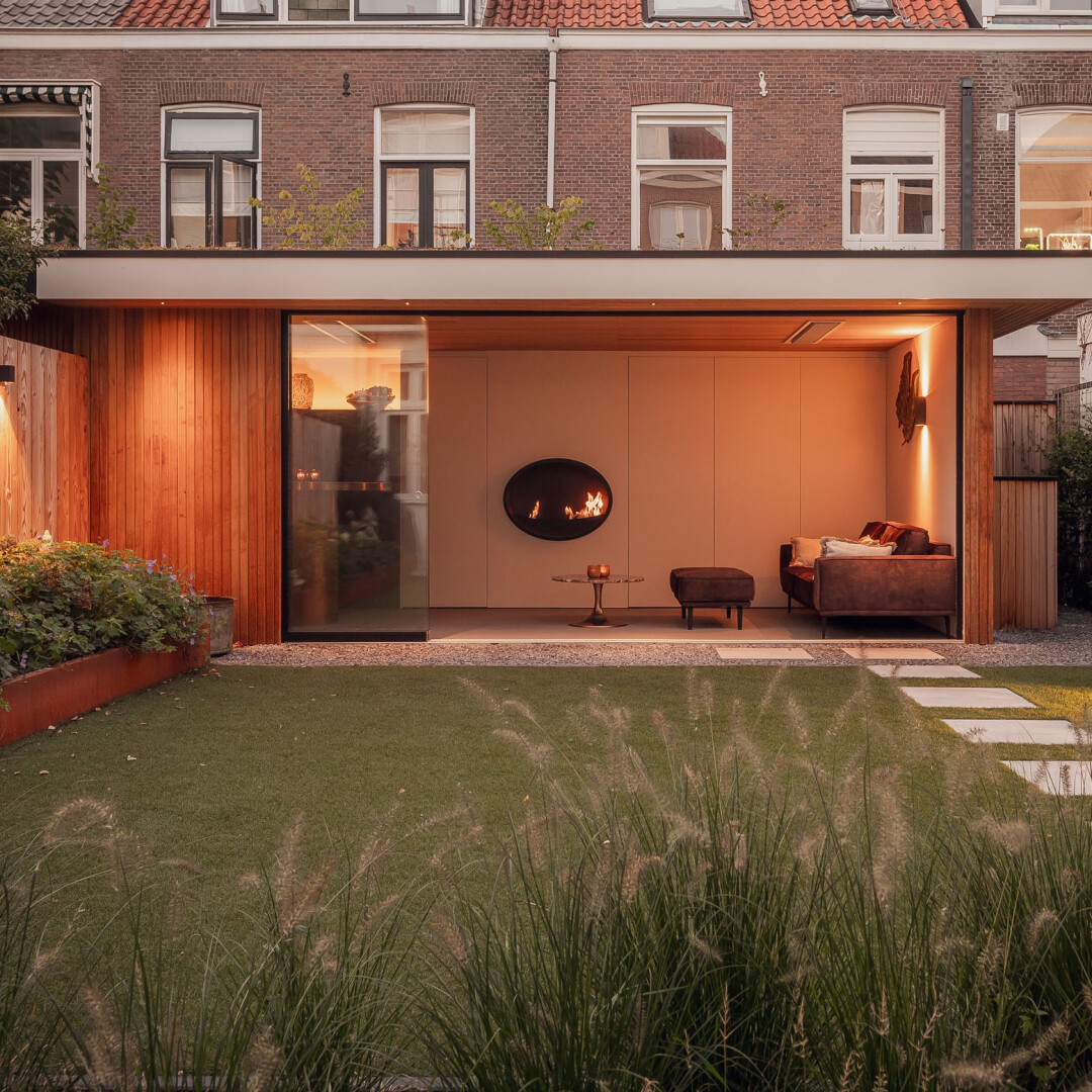 Buitenpracht tuinkamer raamzicht