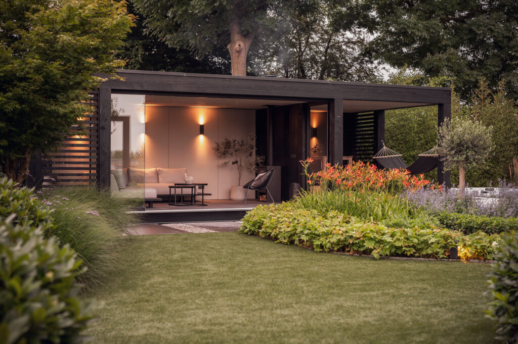 Buitenpracht overkapping met buitenkeuken