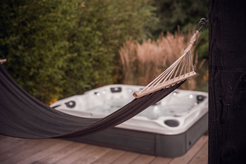 Buitenpracht overkapping met tuindesign