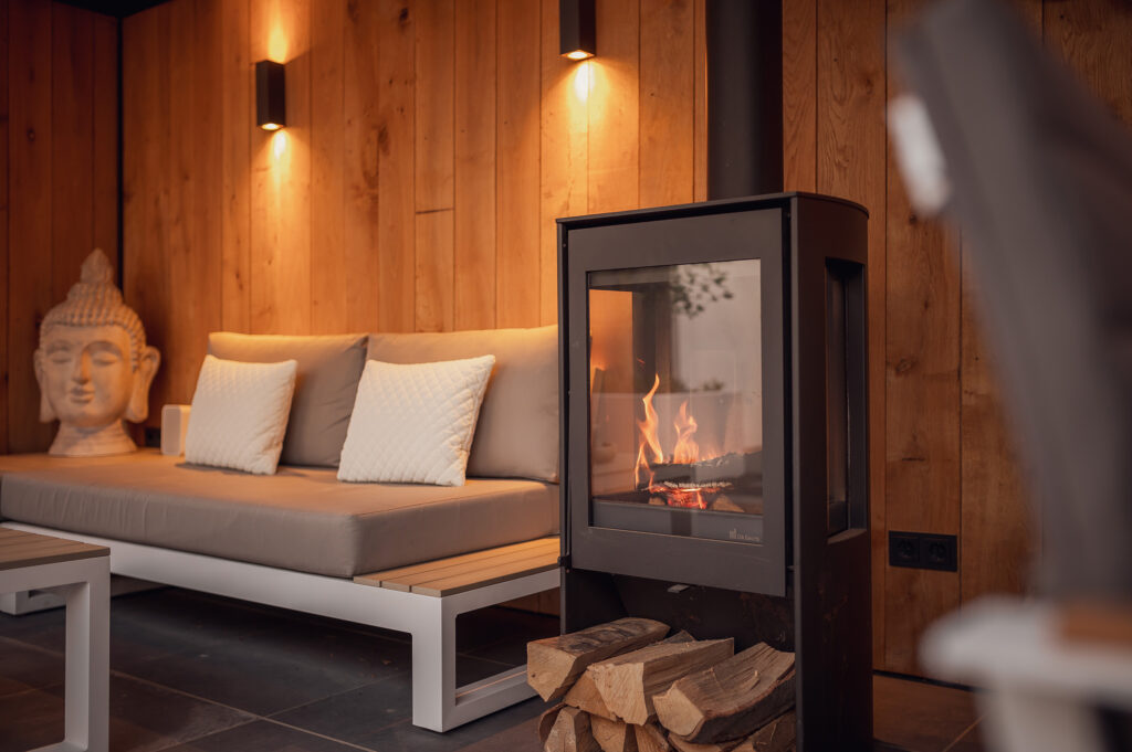 Moderne overkapping in Prinsenbeek