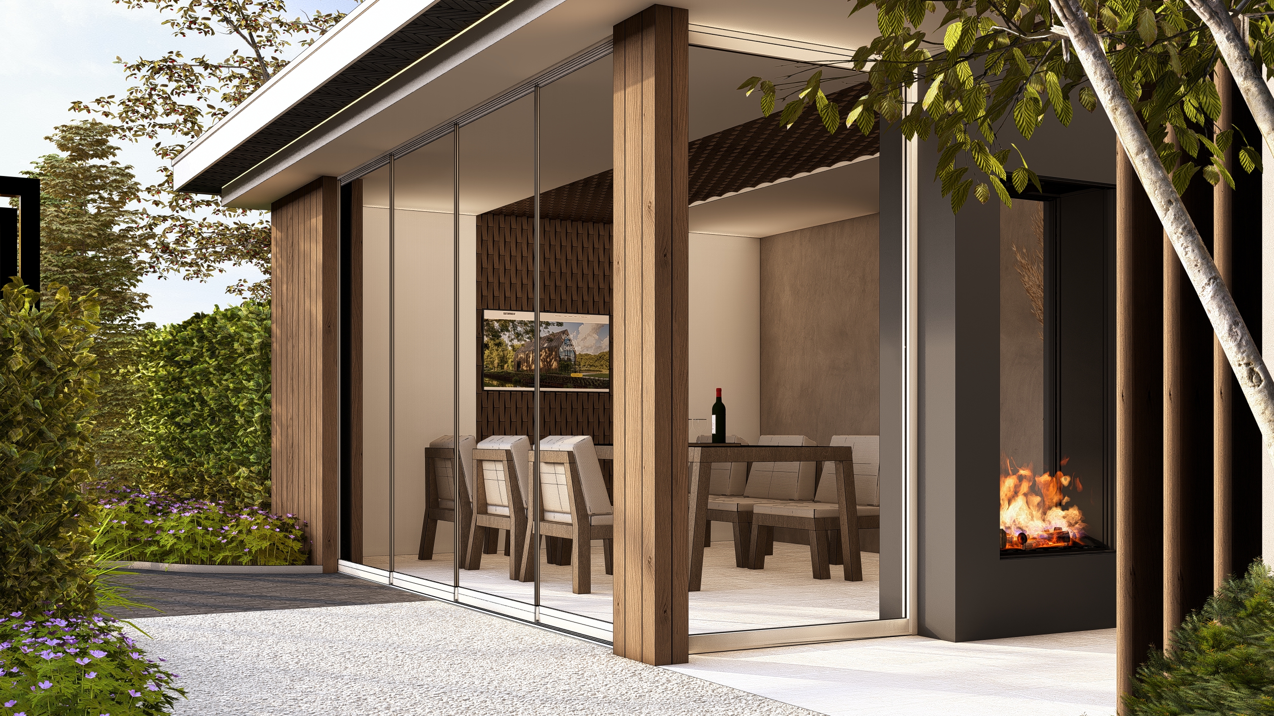  Strak lijnenspel met een zachte, warme uitstraling