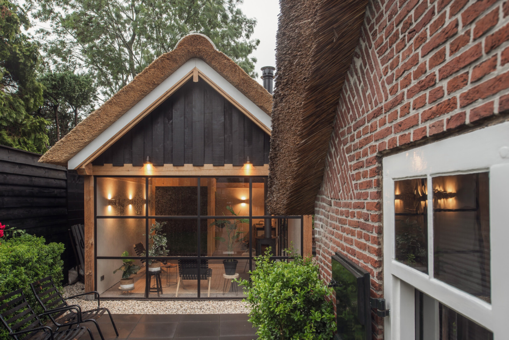 Gastenverblijf, ontwerp, rietgedekt Buitenpracht