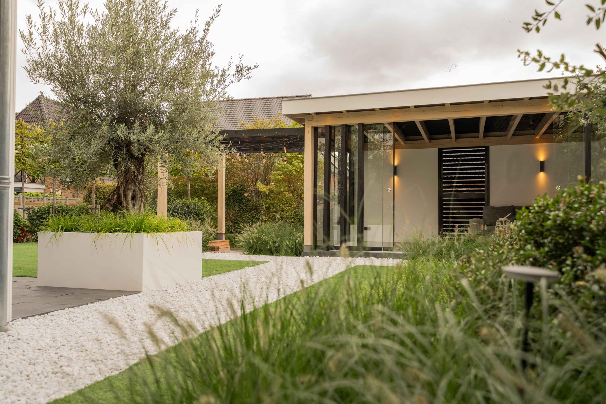 overkapping glazen schuifwand volendam